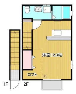 M.stageAOINISI【2階】の間取り