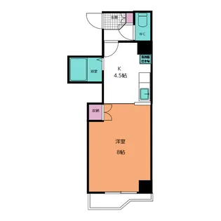αNEXT北15条【6階】の間取り