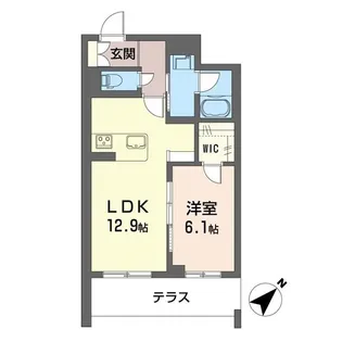 メゾンマーレ由比ヶ浜【1階】の間取り