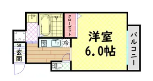 エスリード阿波座サウスプレイス【4階】の間取り