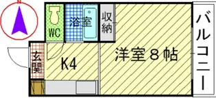 パティシェール吉川II【1階】の間取り