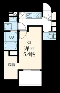 ピースコート登戸III【2階】の間取り