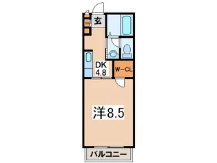 メゾンド-ルSAKURA【1階】の間取り