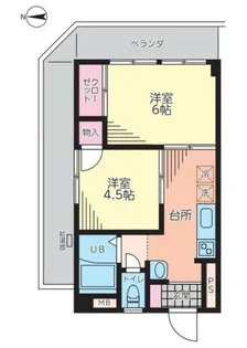 信光ビル【4階】の間取り