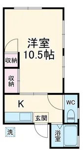 サニーハイツ千葉寺【2階】の間取り