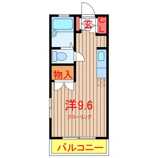 コスモス高根【1階】の間取り