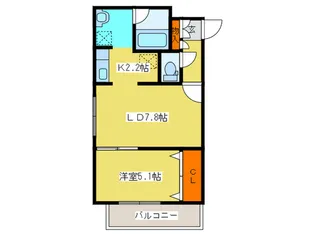 Bell-vue Illuminer【2階】の間取り