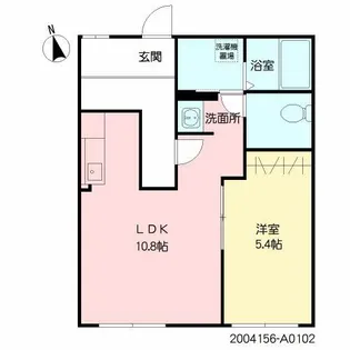 ベルテック須屋I【1階】の間取り
