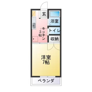 ウイングヒルA棟【2階】の間取り