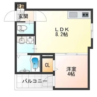 KISHINOSATO ST【2階】の間取り