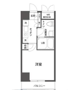 クローバーステイ秋葉原【4階】の間取り