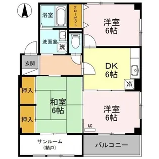 セレーノ【3階】の間取り