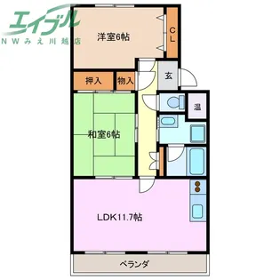 ファミーユ【2階】の間取り