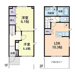 メゾン・ド・ルビナスの間取り