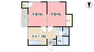 近畿ビル【3階】の間取り