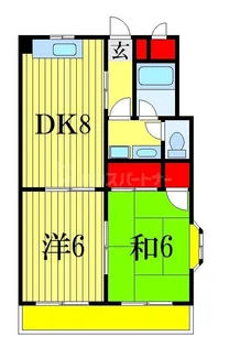 松平マンション【3階】の間取り