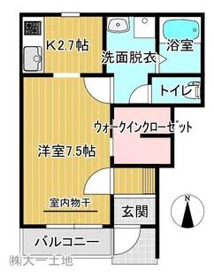 ブランシェ本館【1階】の間取り
