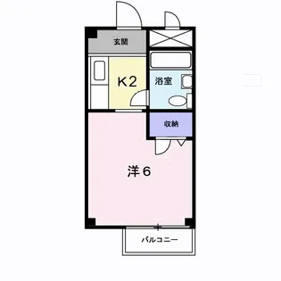 プリメール山田【2階】の間取り