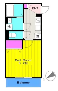 ナノファボリート【2階】の間取り
