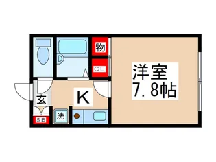 ヴェルテ奥西2【2階】の間取り
