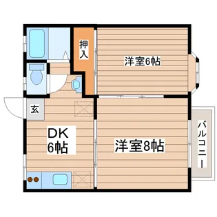 ガーデンハイム【2階】の間取り