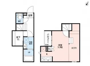 CB春日プリメーラ【2階】の間取り