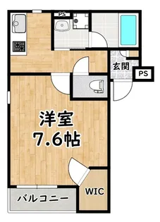 カサーディア加島I【1階】の間取り
