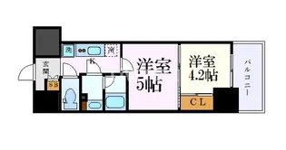 パークアクシス名古屋山王一丁目【12階】の間取り