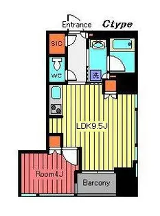 ザ・レジデンス東京駅前【4階】の間取り