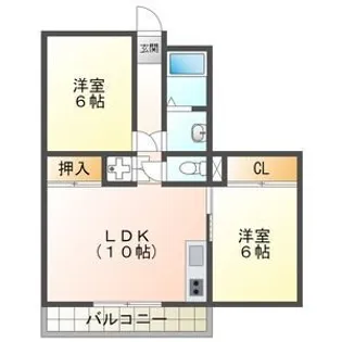 ルビーハイツ大森II【2階】の間取り