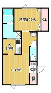 スモールフォレスト【1階】の間取り
