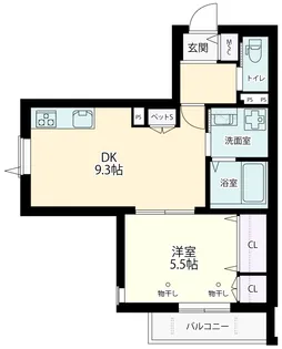 Renard【1階】の間取り