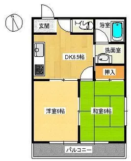 コアラファーストレジデンス【1階】の間取り