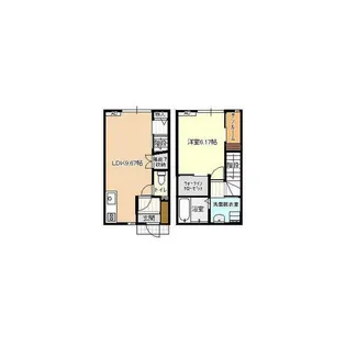 ビオラ古定塚B【1階】の間取り