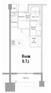 エンクレスト呉服町【6階】の間取り