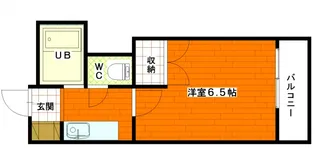 エステート20天満【3階】の間取り