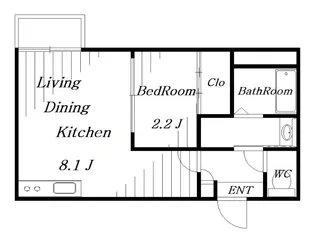 G-SMART千葉【1階】の間取り
