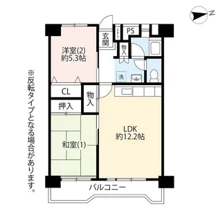 UR金町第二【6階】の間取り