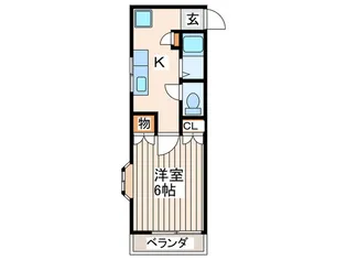 豊島園フラワ-ハイツI【2階】の間取り