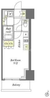 プライムメゾン千葉新町【6階】の間取り