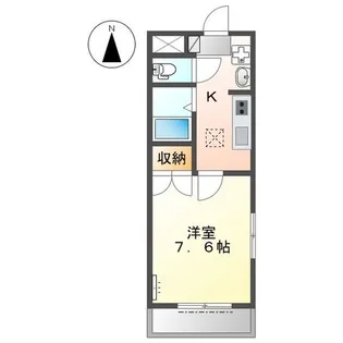 ルミナスハイム美濃池【1階】の間取り