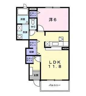 アウローラ【1階】の間取り