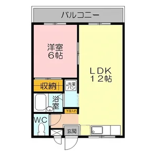 レックハウス シュガー B棟【2階】の間取り