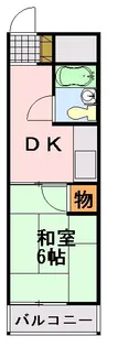 マンション翠嵐【5階】の間取り