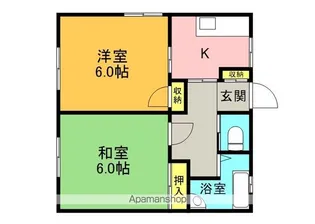 ロイヤルアパート【1階】の間取り