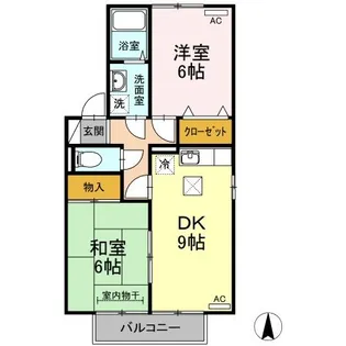 セジュール石井 B棟【1階】の間取り