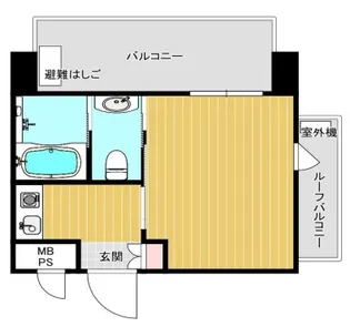 エールプラザ牛浜駅前【6階】の間取り