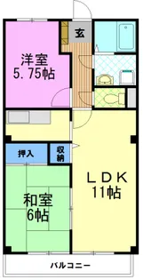 ヴァルトベルク 1【1階】の間取り