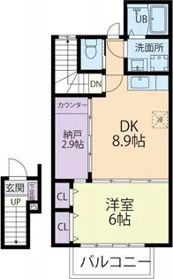 Satis(サティス)【2階】の間取り