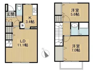 カンピジャーナAの間取り